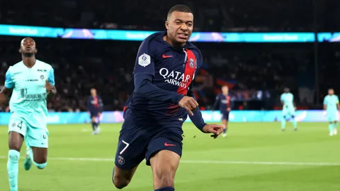 Kylian Mbappe of PSG (Photo by Alex Pantling/Getty Images)