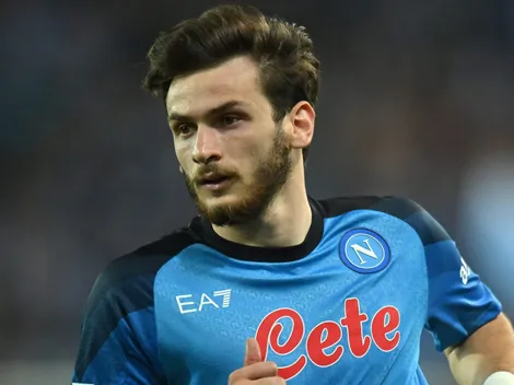 Kvicha Kvaratskhelia, do Napoli, pode estar de saída e assinar com gigante europeu