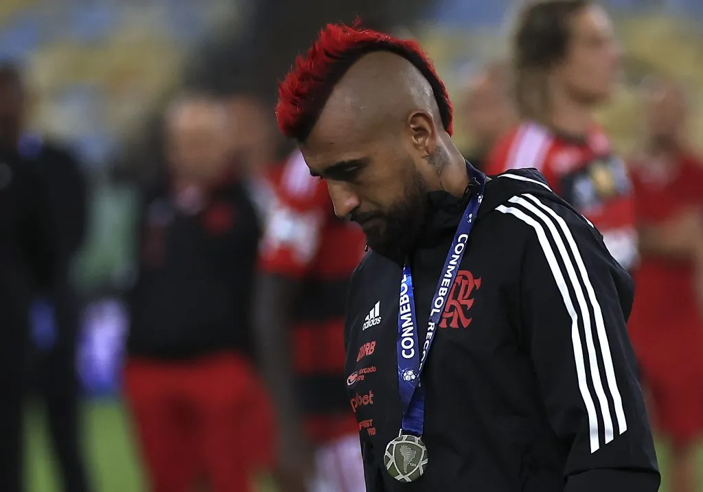 Vidal nos tempos de Flamengo (Photo by Buda Mendes/Getty Images)