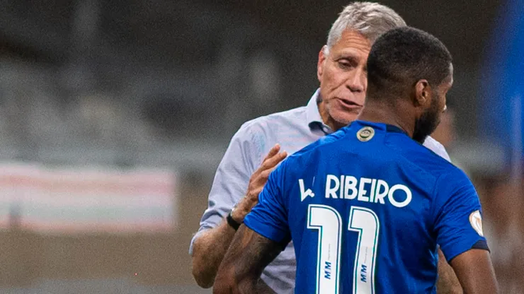 Autuori e Wesley: técnico saiu em defesa do atacante (Foto : Staff Images / Cruzeiro / Divulgação)