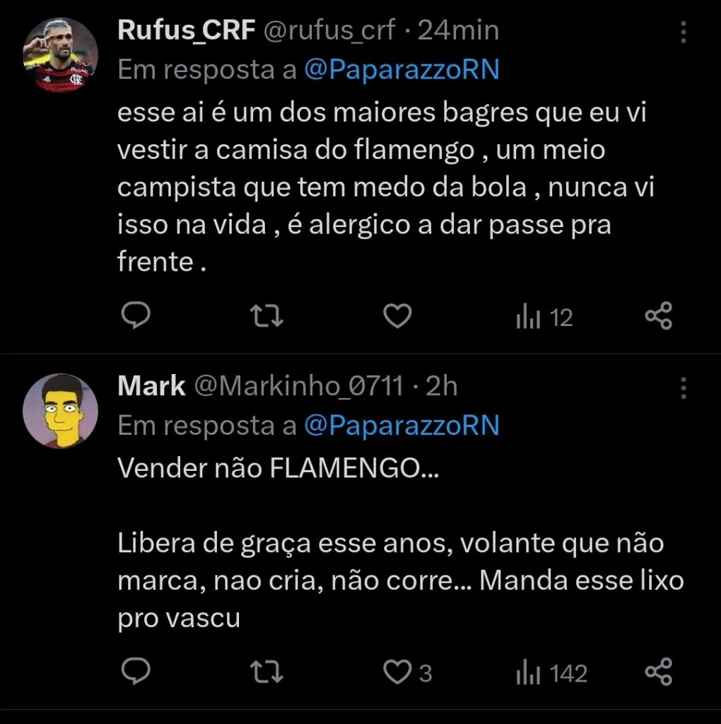 Repercussão via Twitter