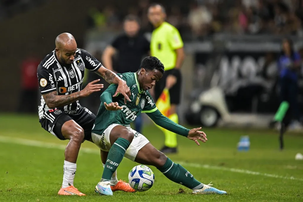 Patrick em partida contra o Palmeiras. (Photo by Pedro Vilela/Getty Images)