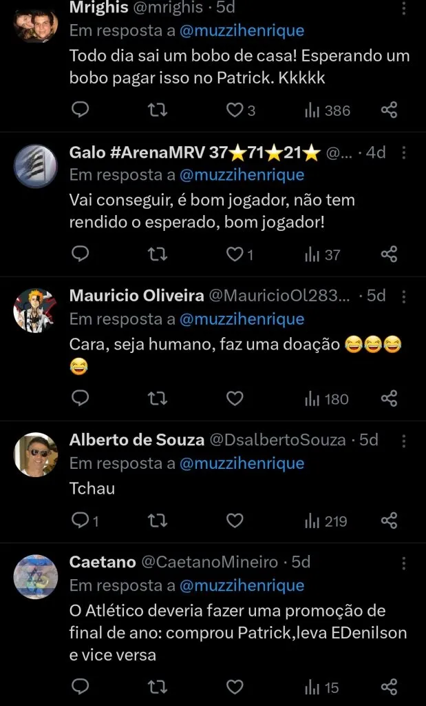 Repercussão via Twitter