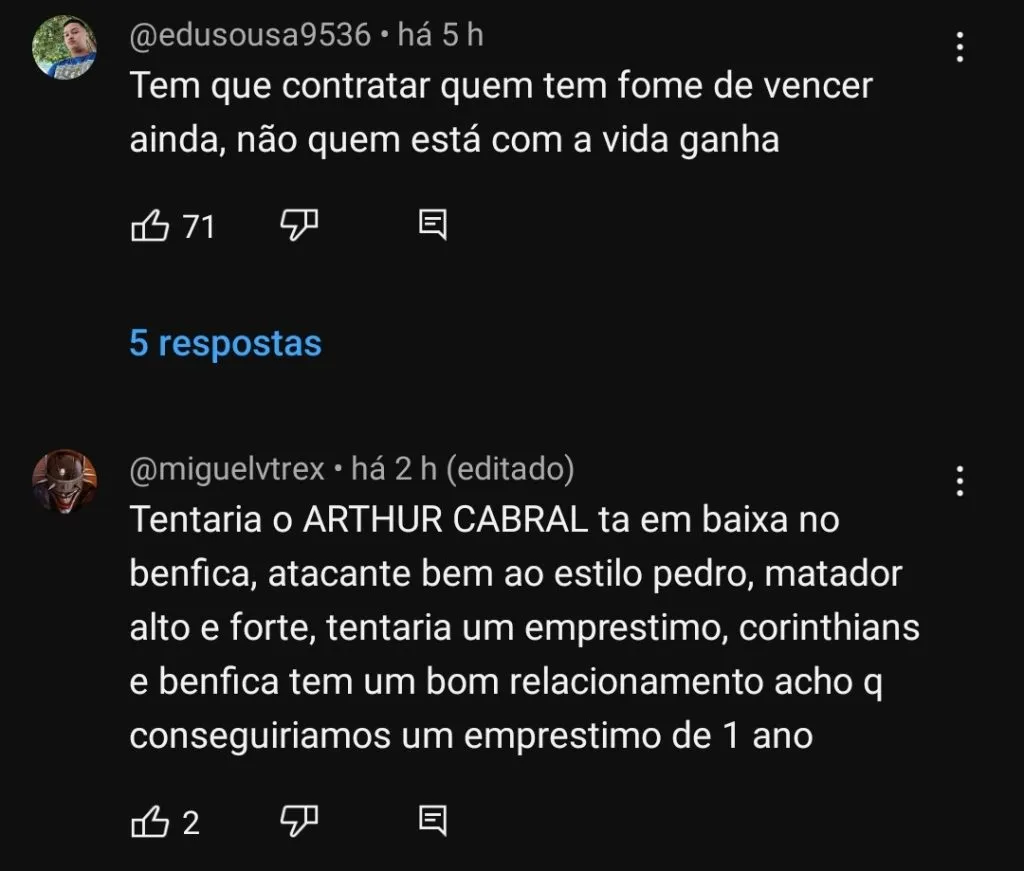 Repercussão via YouTube