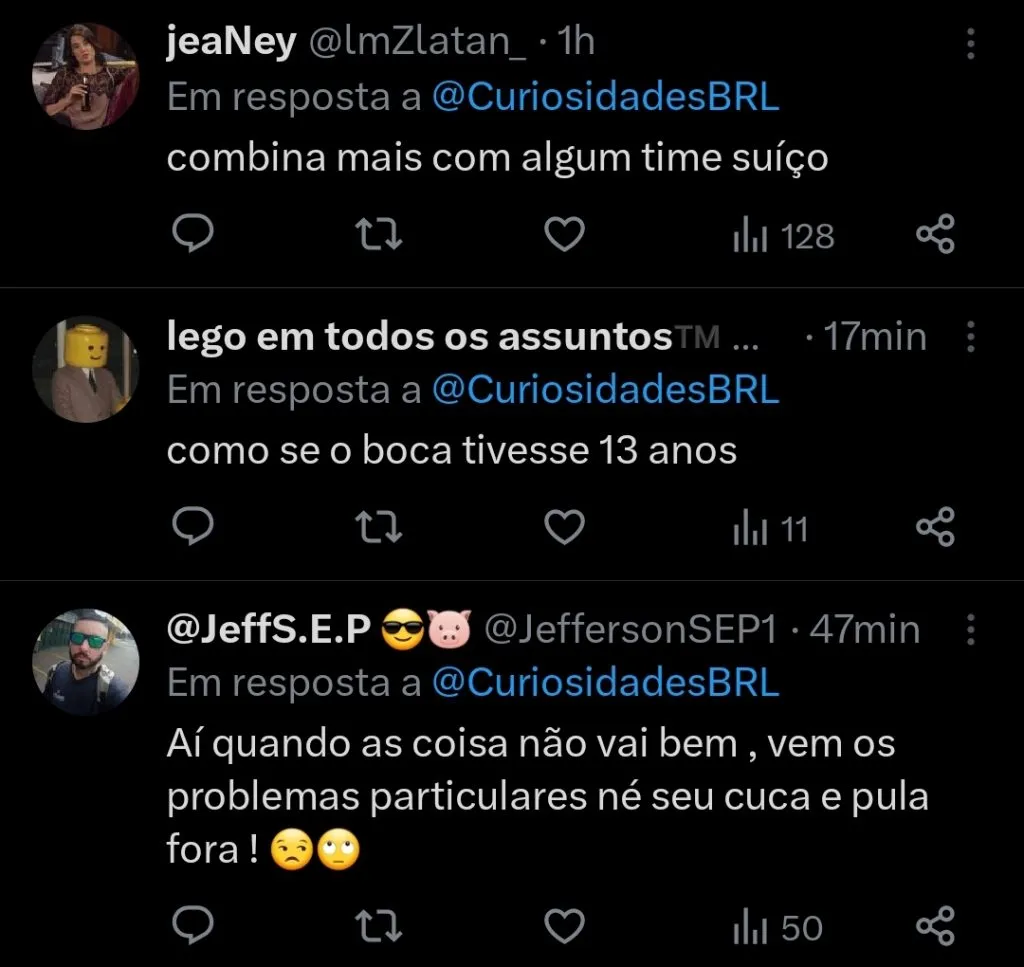 Repercussão via Twitter
