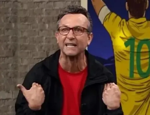 Craque Neto, ex-jogador e apresentador. Reprodução Band