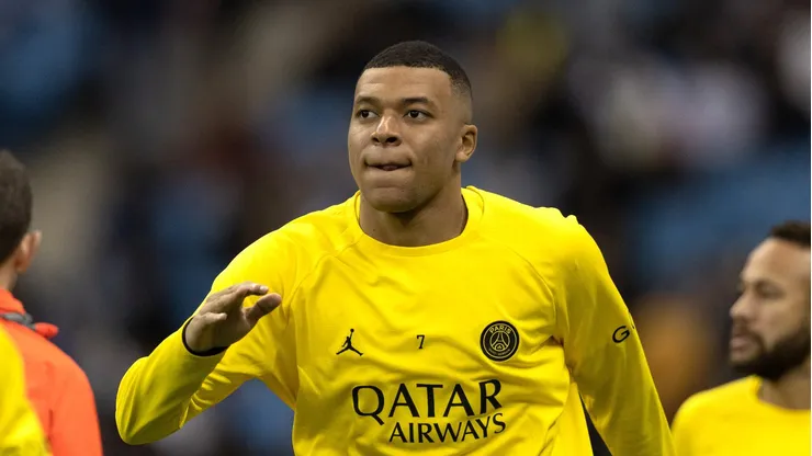 Kylian Mbappé em 2024 (Photo by Yasser Bakhsh/Getty Images)