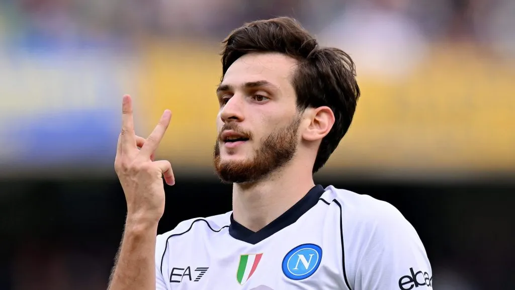 Para quebrar o mercado: PSG elege craque de R$437 milhões para substituir Kylian Mbappé em 2024 (Photo by Alessandro Sabattini/Getty Images)