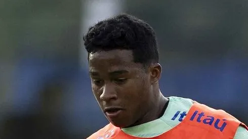 Endrick na Granja Comary. Foto: Flickr Oficial CBF/Joilson Marconne