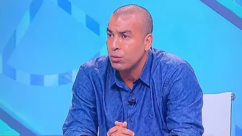 Emerson Sheik: comentarista (Foto: Reprodução/SBT)