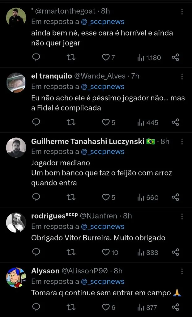 Repercussão via Twitter