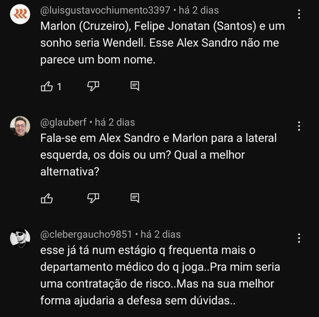 Repercussão via YouTube