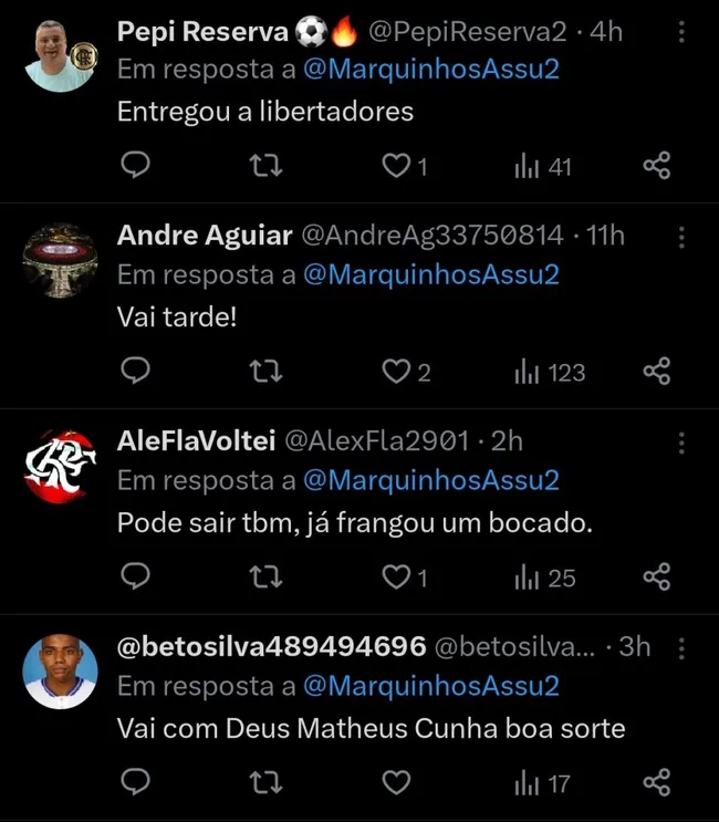 Repercussão via Twitter