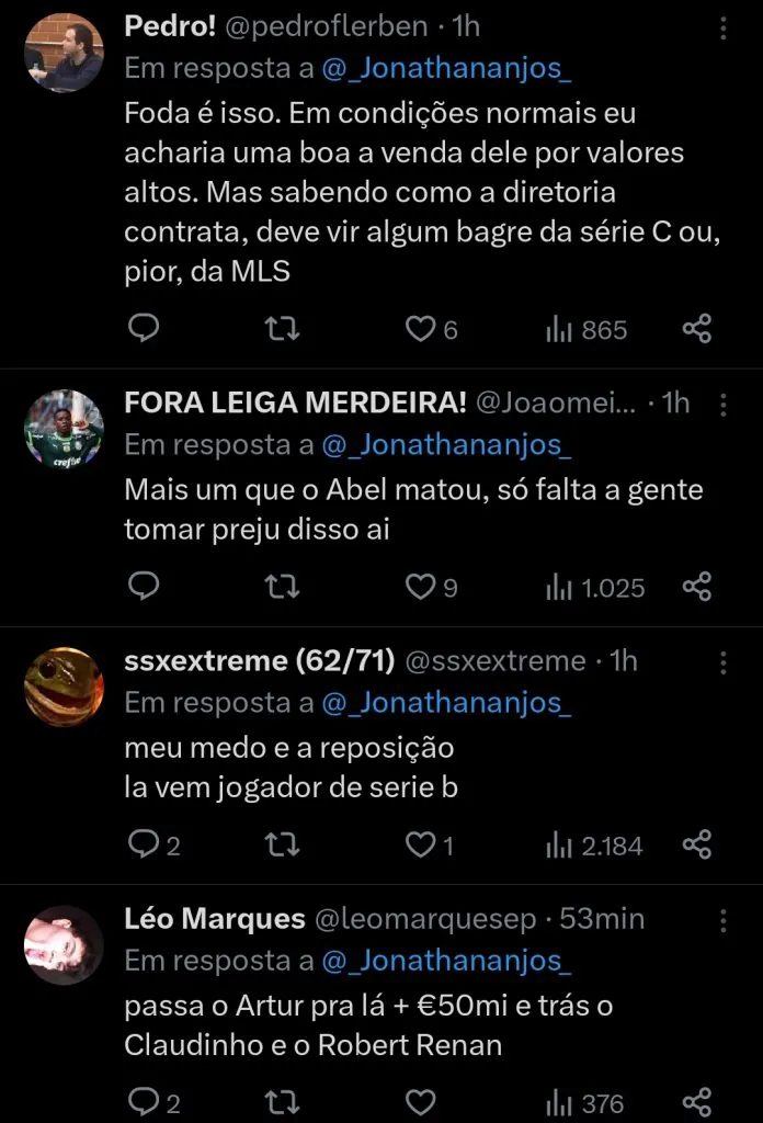 Repercussão via Twitter