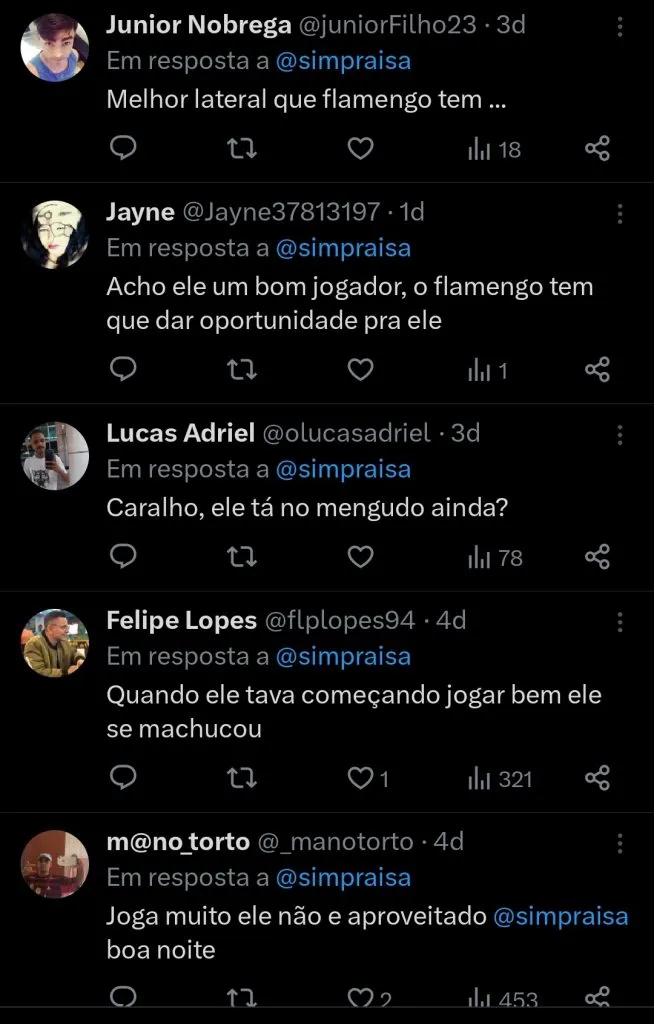 Repercussão via Twitter
