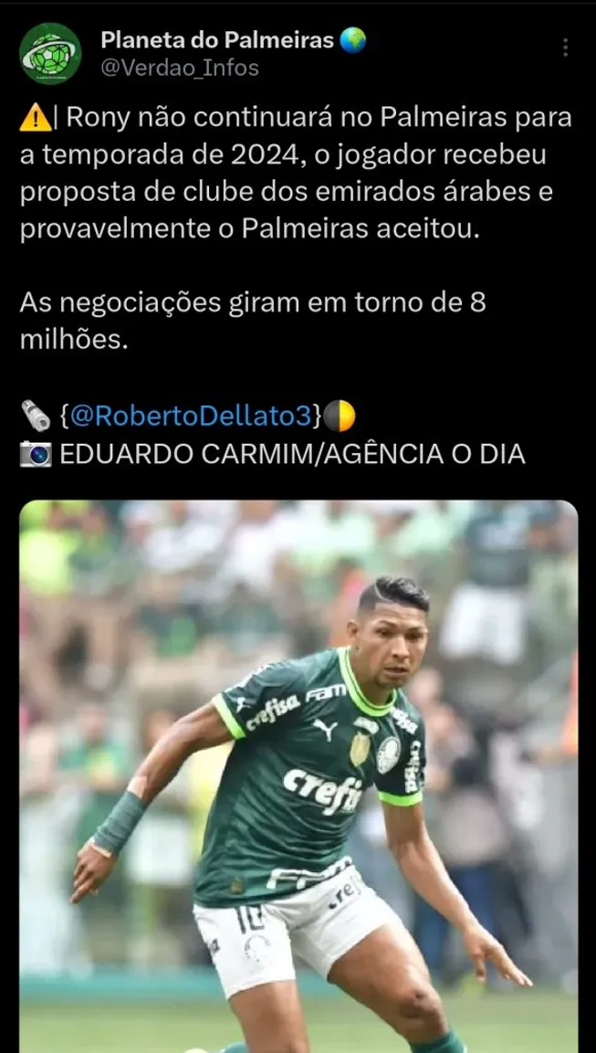 Repercussão via Twitter