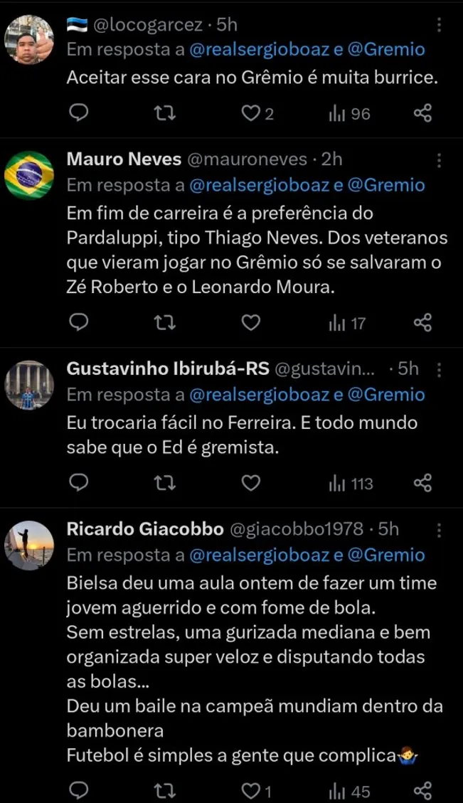 Repercussão via Twitter