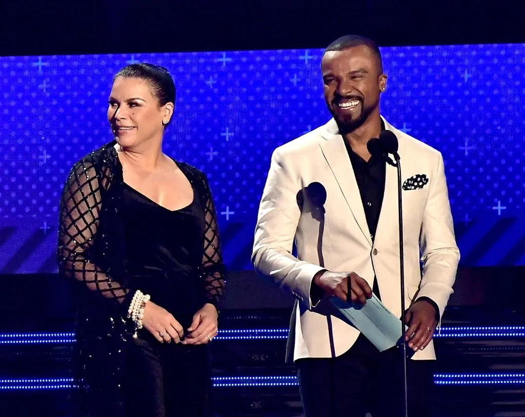 Alexandre Pires no Latim Grammy. Foto: Gustavo Caballero/Getty Images for LARAS