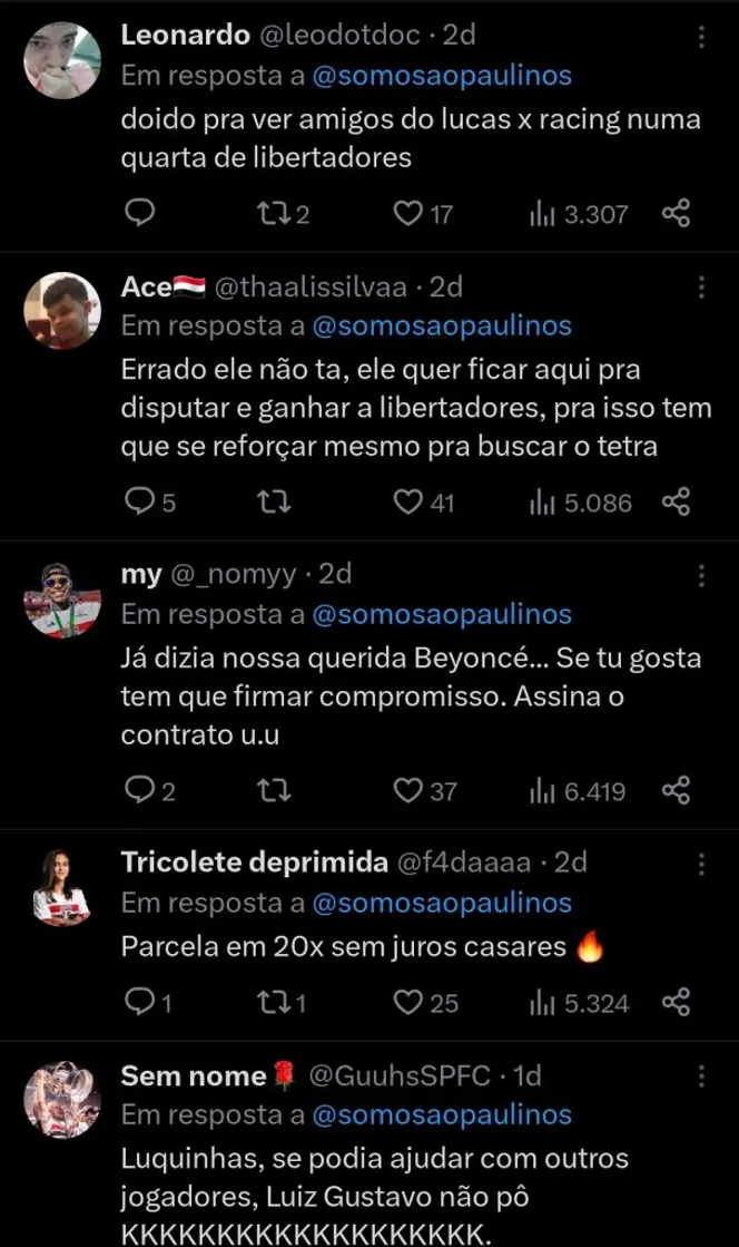 Repercussão via Twitter