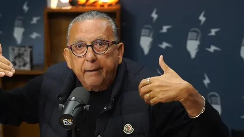 Galvão Bueno aponta favorito para vencer o Brasileirão. Reprodução Flow Podcast.