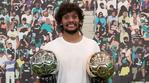 Scarpa em sua despedida do Palmeiras. (Foto: Cesar Greco/Palmeiras/by Canon)