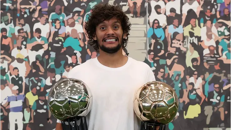 Scarpa em sua despedida do Palmeiras. (Foto: Cesar Greco/Palmeiras/by Canon)