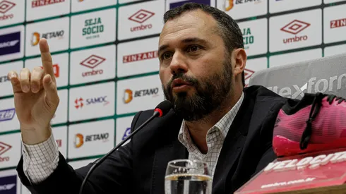 Mário Bittencourt: presidente quer qualificar elenco do Flu (FOTO: LUCAS MERÇON/FLUMINENSE F.C./DIVULGAÇÃO)