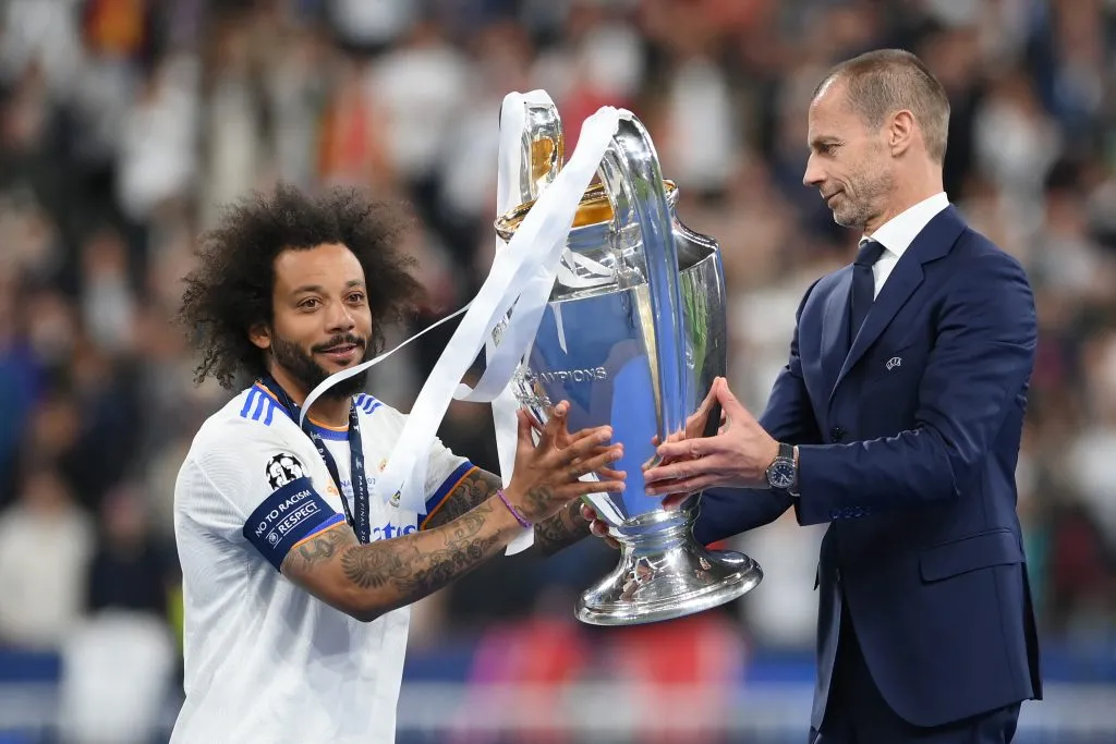 Marcelo é 5x campeão da Champions League. Foto: Shaun Botterill/Getty Images
