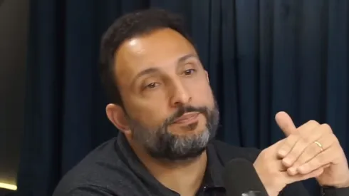 VSR durante podcast. Foto: Reprodução Flow Sport Club