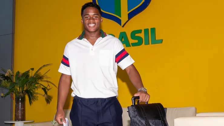 Endrick: jovem foi convocado pela primeira vez para a seleção principal (Foto: Joilson Marconne / CBF / Divulgação)