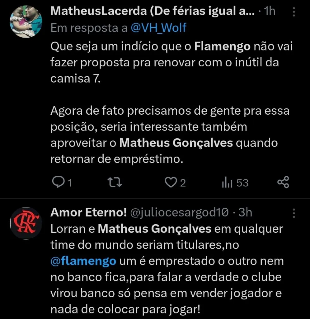 Repercussão via Twitter