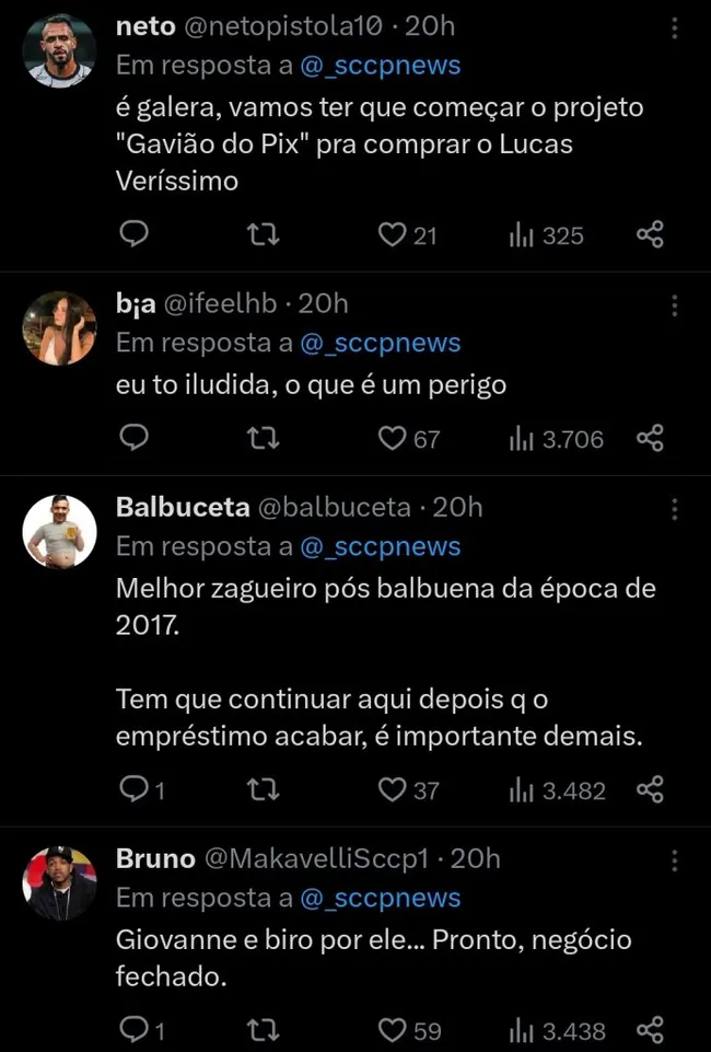 Repercussão via Twitter