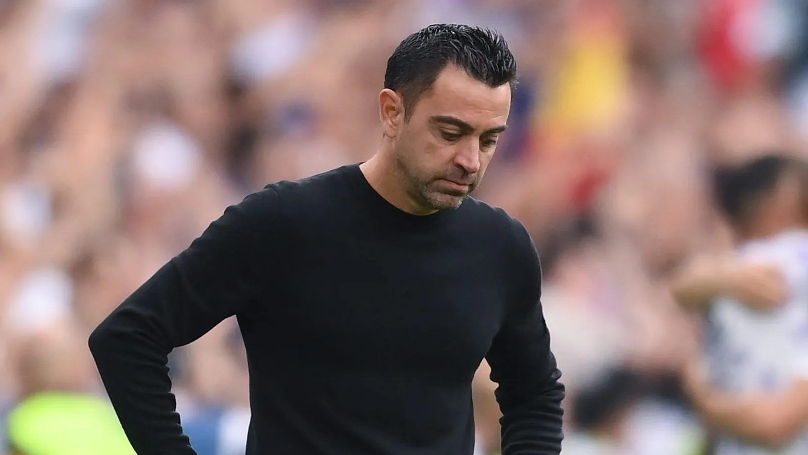 coach Xavi Hernandez of FC Barcelona. (Photo by David Ramos/Getty Images)
