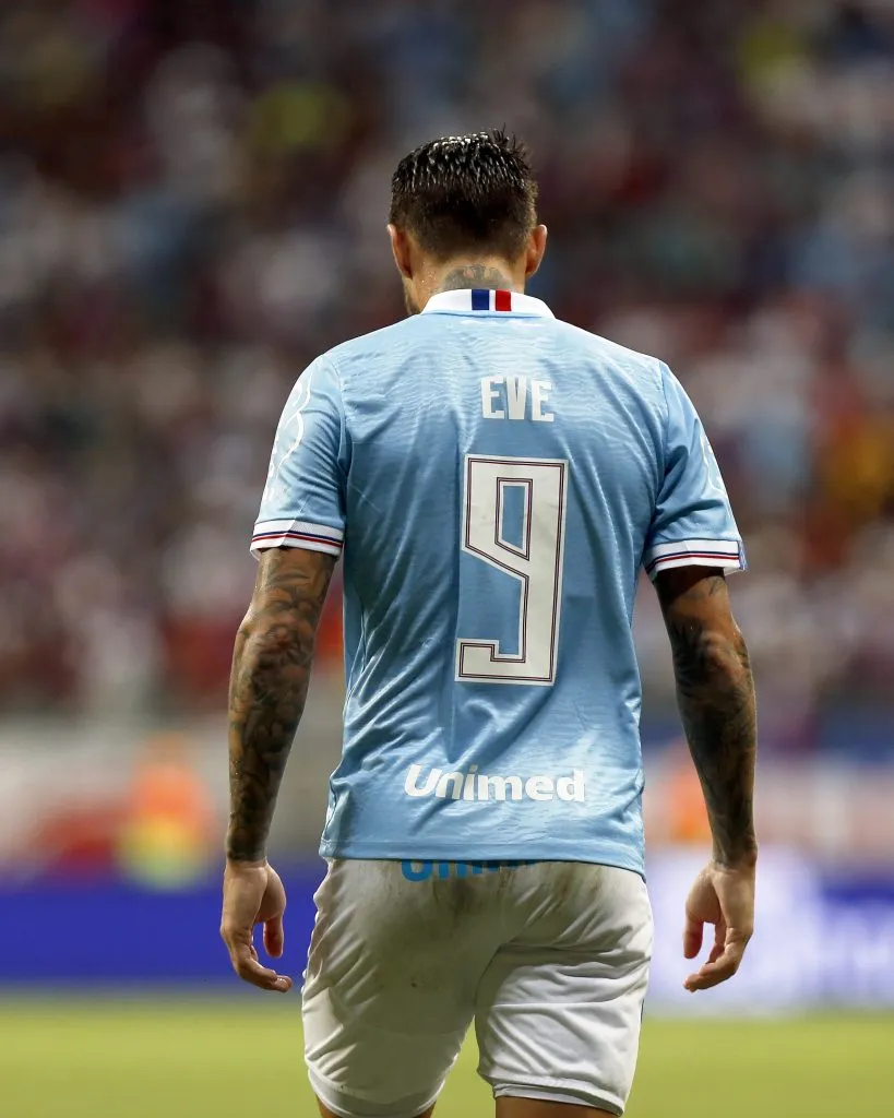 Everaldo em ação pelo Bahia | Bahia x Athletico-PR – Brasileiro A 2023 | Foto: Felipe Oliveira/Flickr Oficial EC Bahia