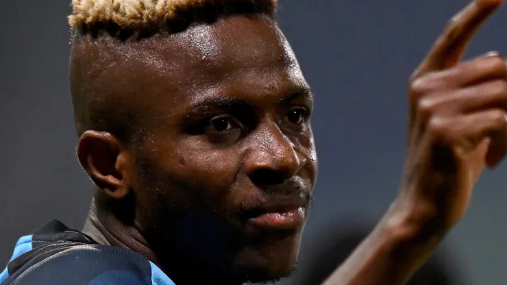 Victor Osimhen, do Napoli | Photo by Alessandro Sabattini/Getty Images)