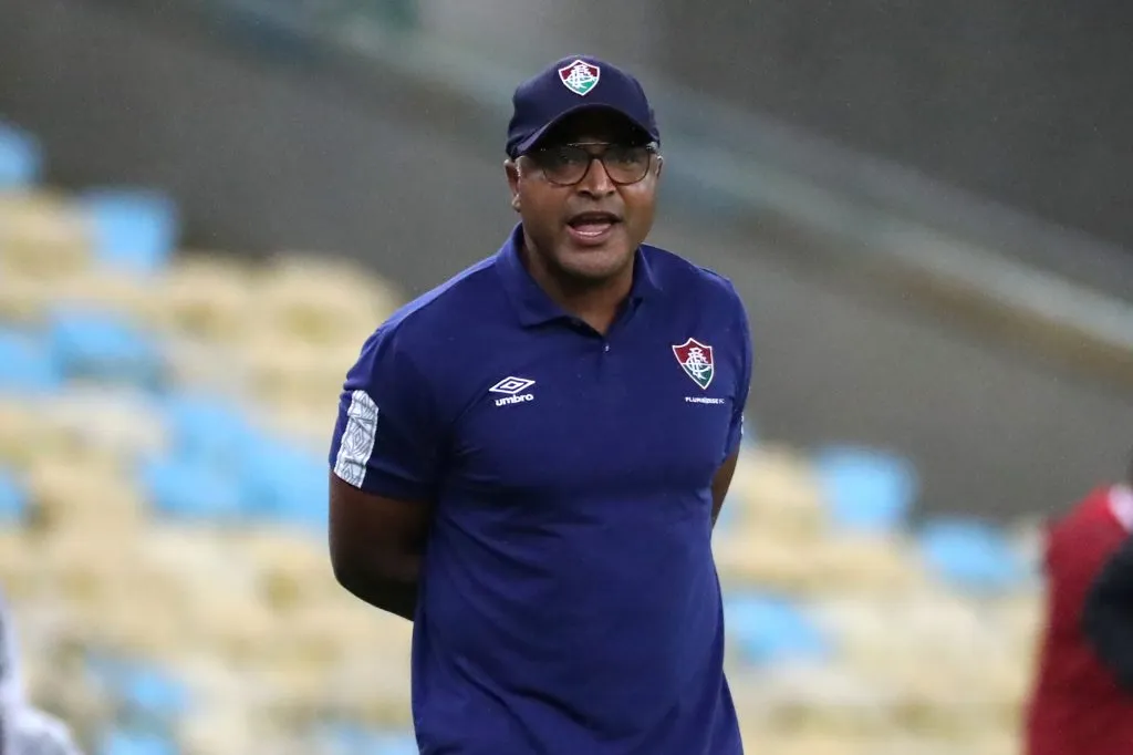 Roger Machado nos tempos de Fluminense (Foto: Sergio Moraes-Pool/Getty Images)
