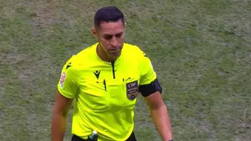 Áudio do VAR no Grêmio x Corinthians. Foto: Reprodução CBF