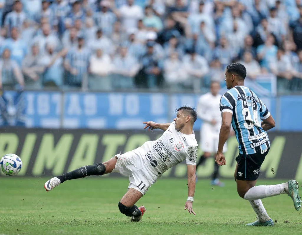Grêmio e Corinthians, domingo (11), na Arena do Grêmio, pela 33ª rodada do Campeonato Brasileiro 2023 – Foto: Rodrigo Coca/Agência Corinthians