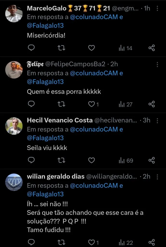 Repercussão via Twitter