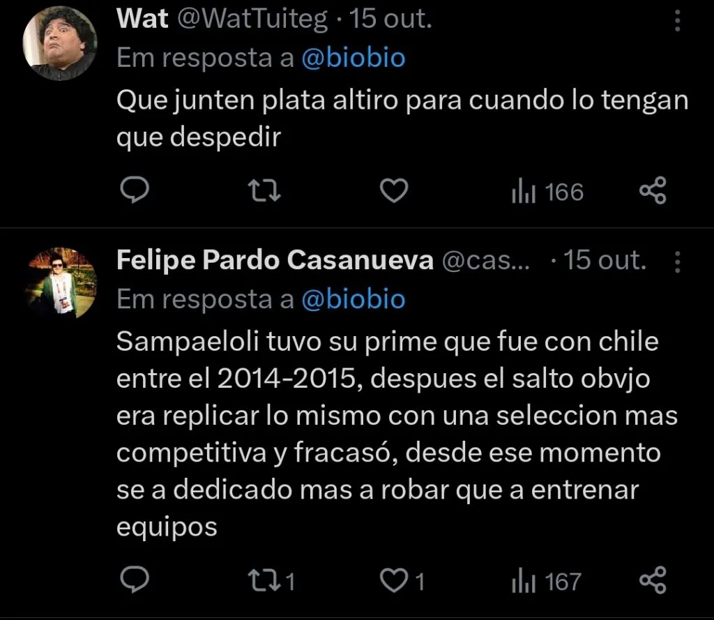 Repercussão via Twitter