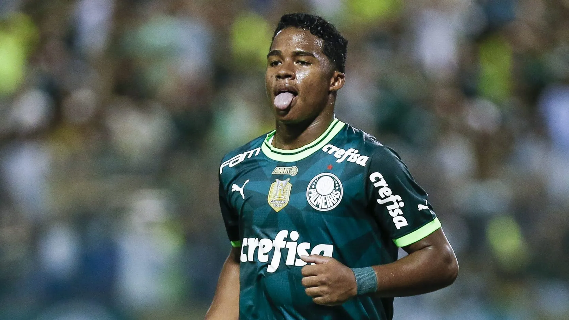 Endrick soma 9 gols no Brasileirão. (Photo by Ricardo Moreira/Getty Images)