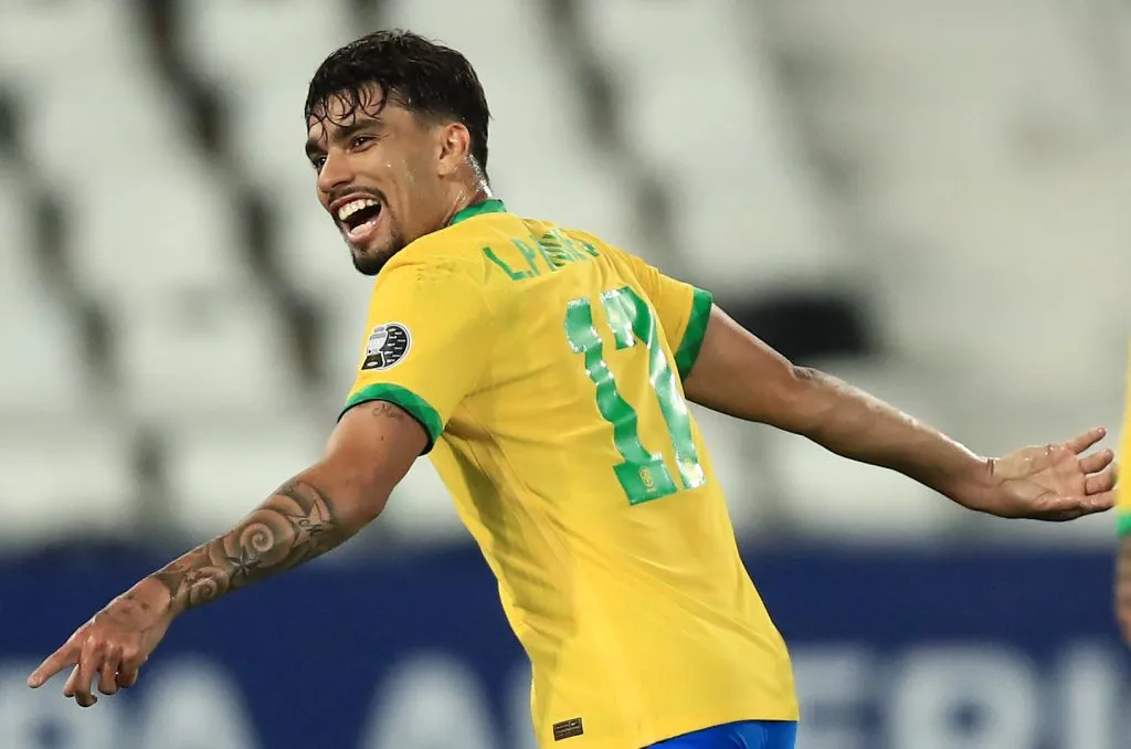 Vem jogando muito! Lucas Paquetá pode deixar o West Ham e fechar com gigante Inglês; Equipe aguarda investigação (Photo by Buda Mendes/Getty Images)