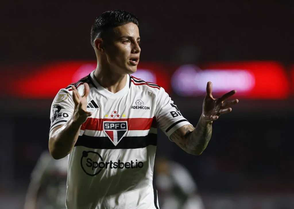 James Rodríguez é a grande estrela do Tricolor em 2023. Foto: Flickr Oficial São Paulo FC/Rubens Chiri