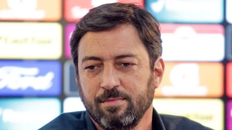 Duílio em entrevista no Corinthians. Foto: Rodrigo coca/Ag. Corinthians