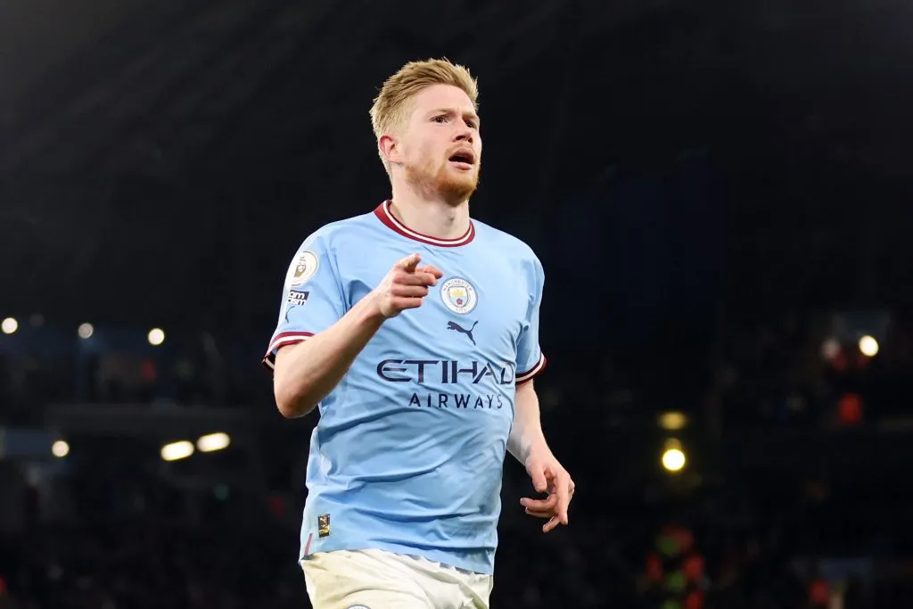 Kevin De Bruyne of Manchester City (Photo by Catherine Ivill/Getty Images)