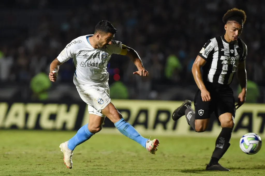 Suárez foi o grande nome do Grêmio contra o Botafogo (Foto: Alexandre Durão / Grêmio / Divulgação)