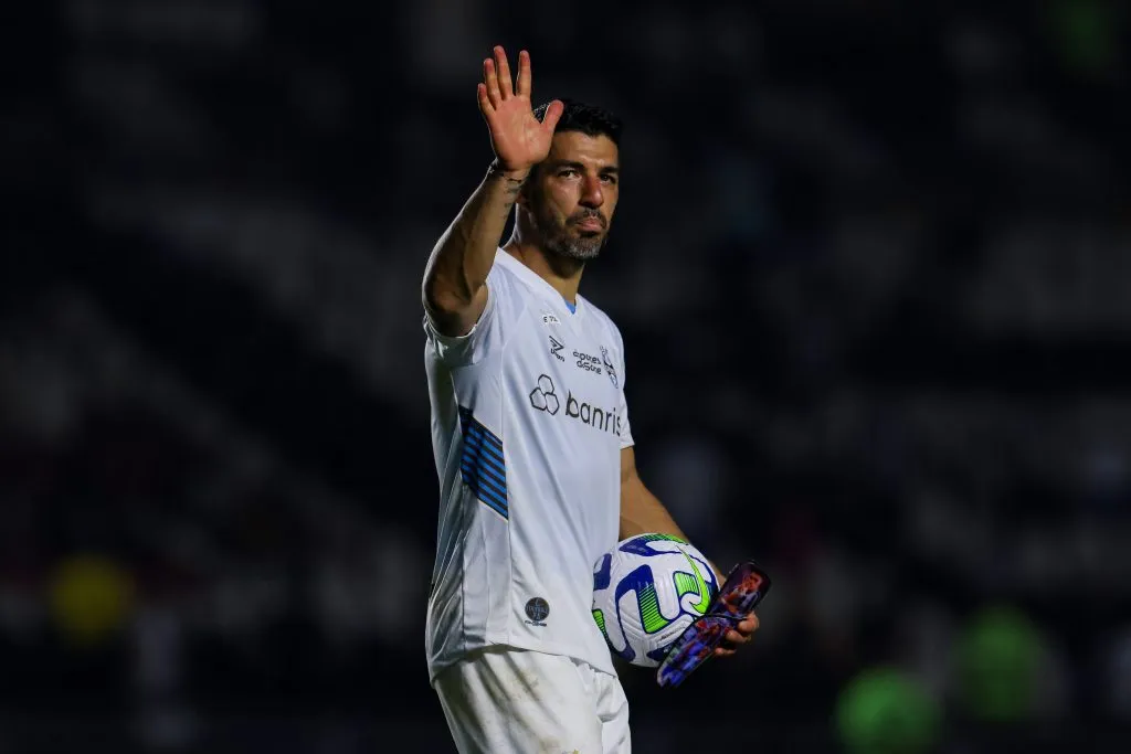 Suárez na grande vitória sobre o Botafogo (Foto: Lucas Figueiredo/Getty Images)