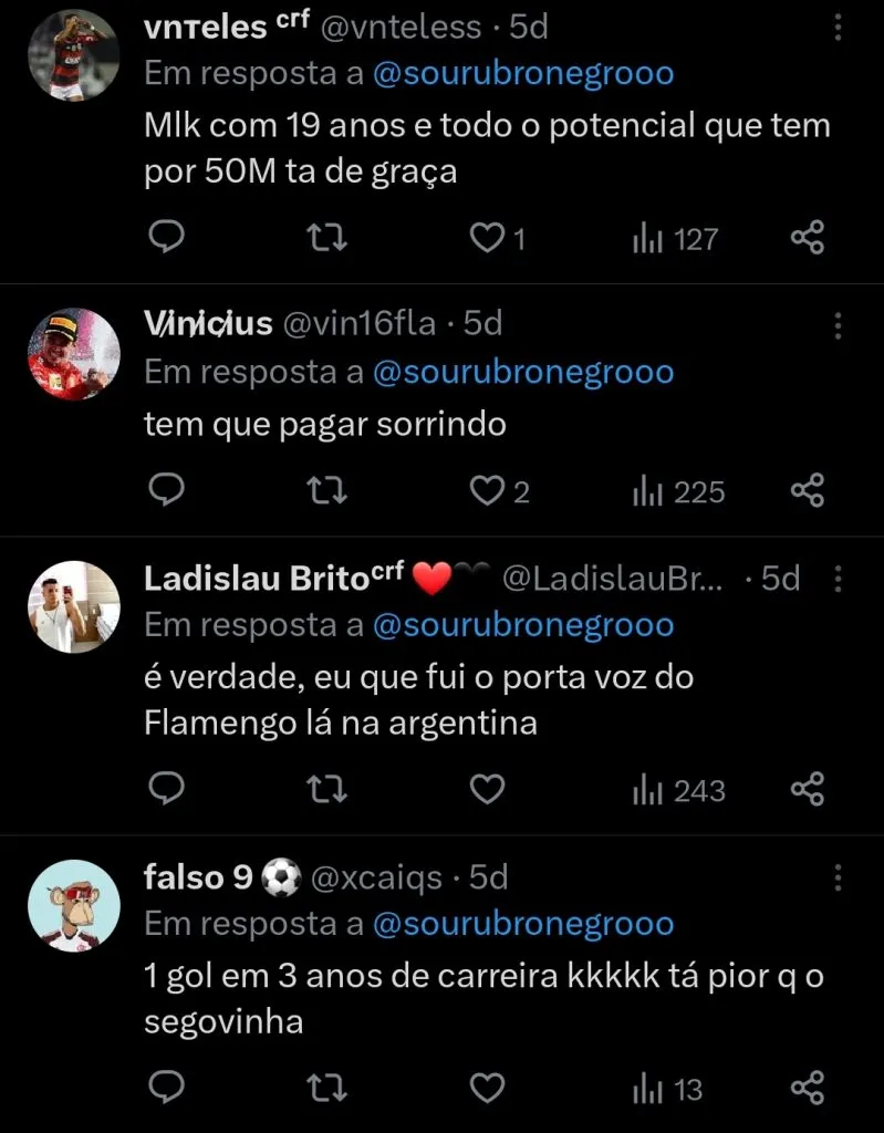 Repercussão via Twitter