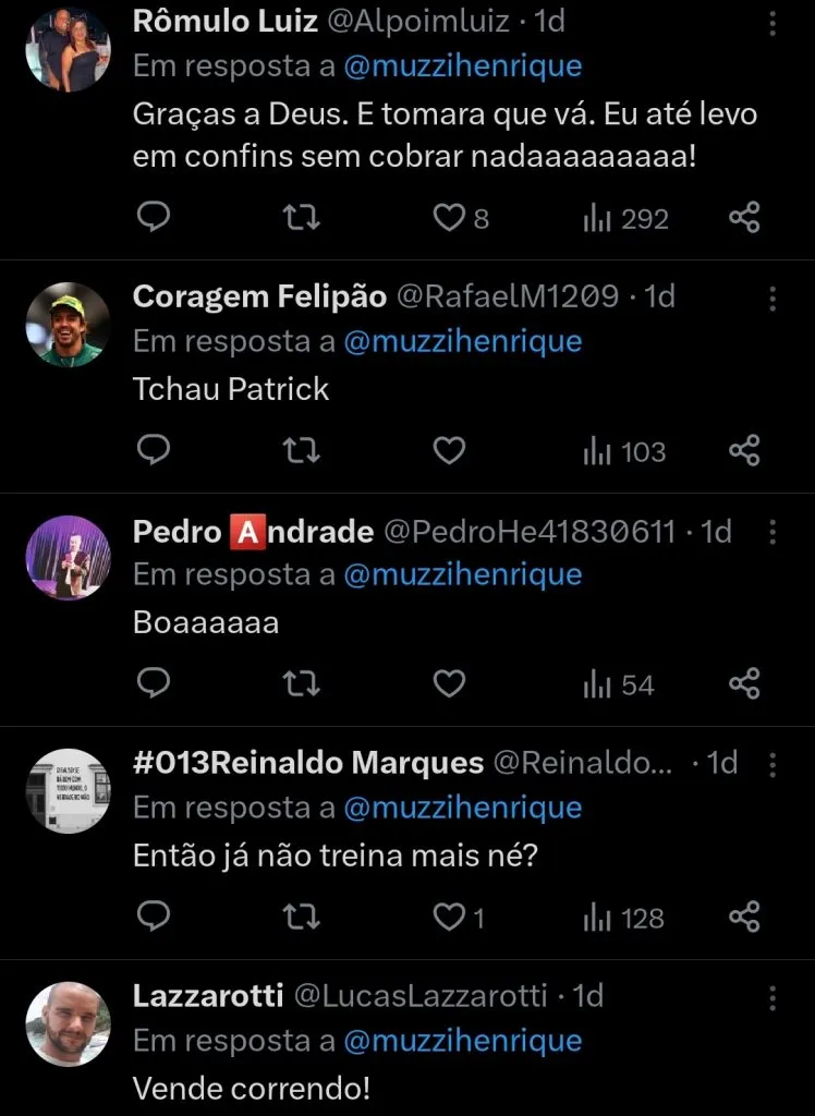 Repercussão via Twitter