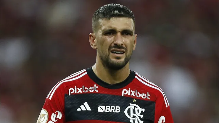 Arrascaeta vs Palmeiras. (Photo by Wagner Meier/Getty Images)